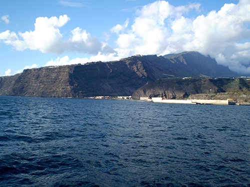 Tazacorte La Palma - marint reservat fiskekort Kanarieöarna